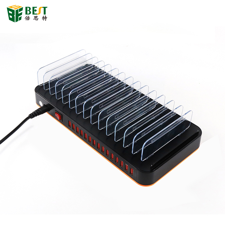 BST-815 USB Charging Station 15 Port Charger Station Multi Device Charger Universal for Cell Phone