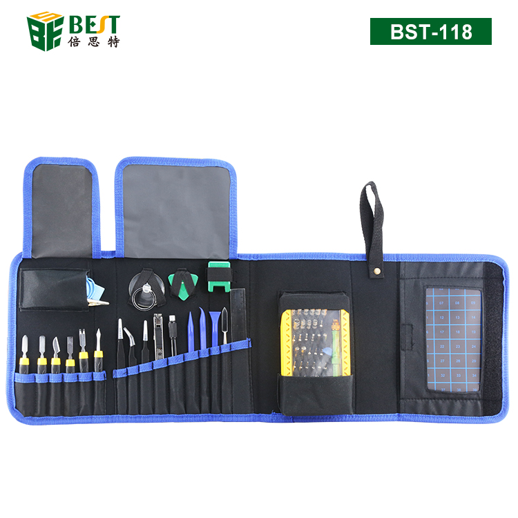 BST-118 67 in 1 Hand Tool Sets for iphone repairing tools kit bag