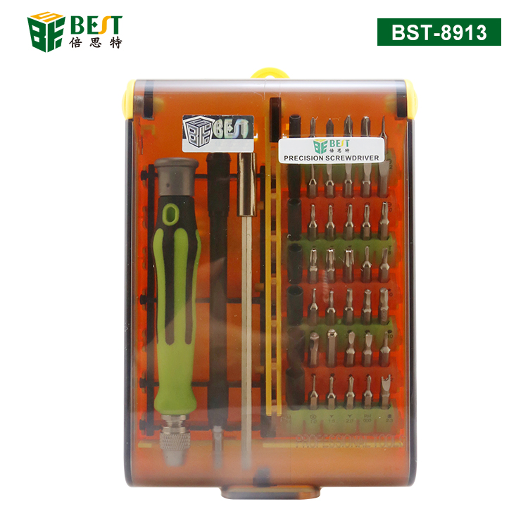 BST-8913 45pcs Multi-Bit Precision Screwdriver set Tools Repair Hardware Kit Set
