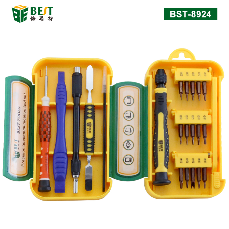 BST-8924 Precision Tools Set cell phone repair tool kit 21pcs